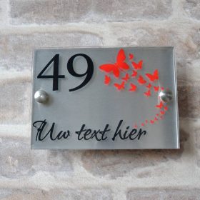 Naambord Vlinder