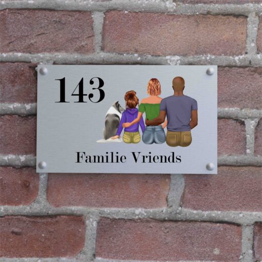 aluminium naambord 25x15 familie achterzijde_2