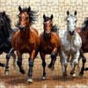 puzzel met paardenafbeelding met 315 stukjes