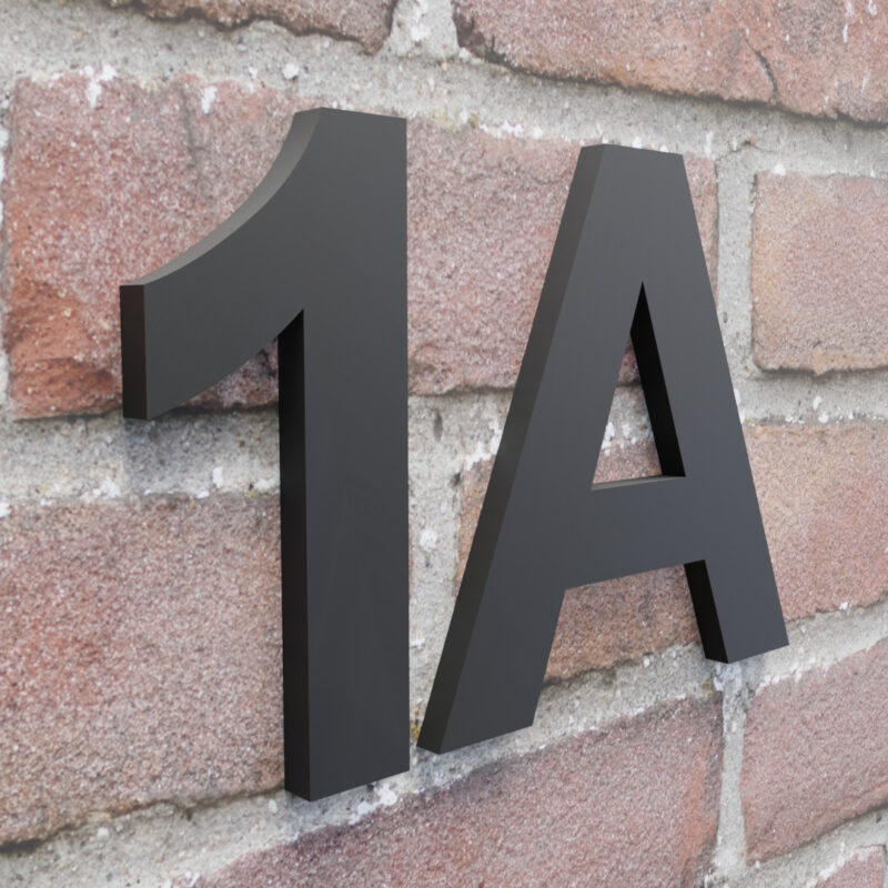 Arial 1A zwart detail