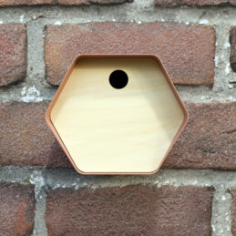 Nestkastje Hive met rond invlieggat onbedrukt