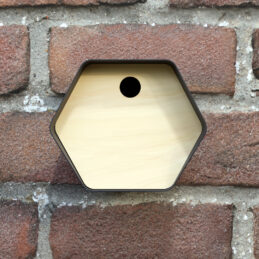 Alternative view of Nestkastje Hive met rond invlieggat onbedrukt