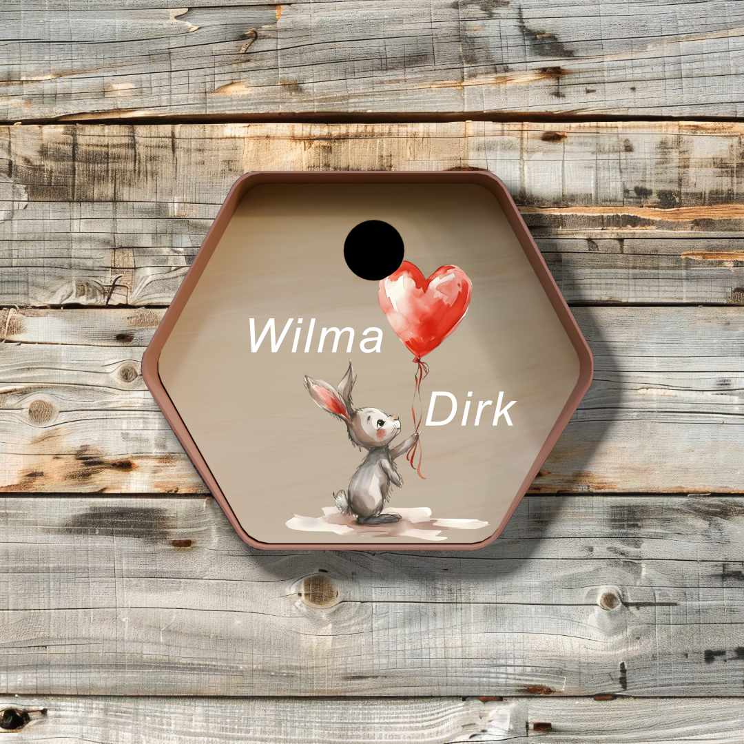 vogelhuisje hive rond bunny 2