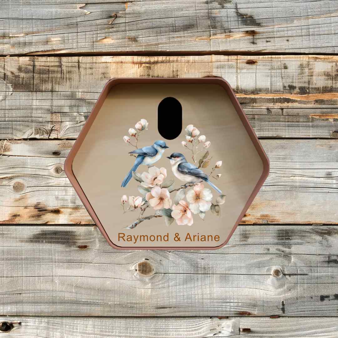 vogelhuisje hive ovaal birds 1