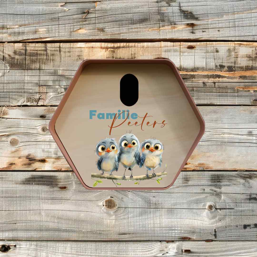 vogelhuisje hive ovaal birds 3