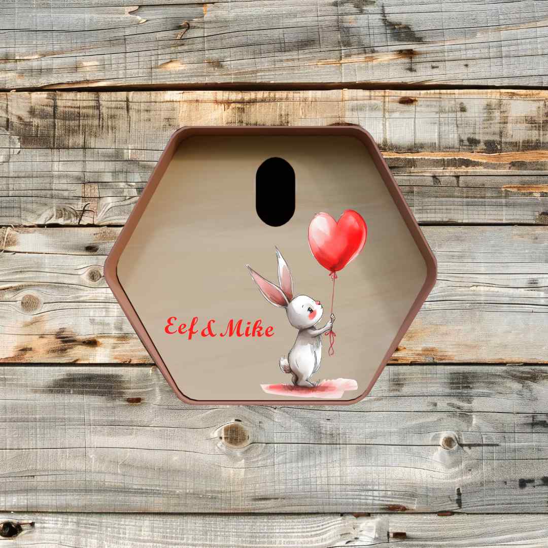 vogelhuisje hive ovaal bunny 2