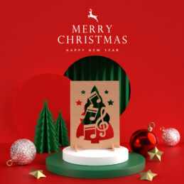 kerstkaart muziek