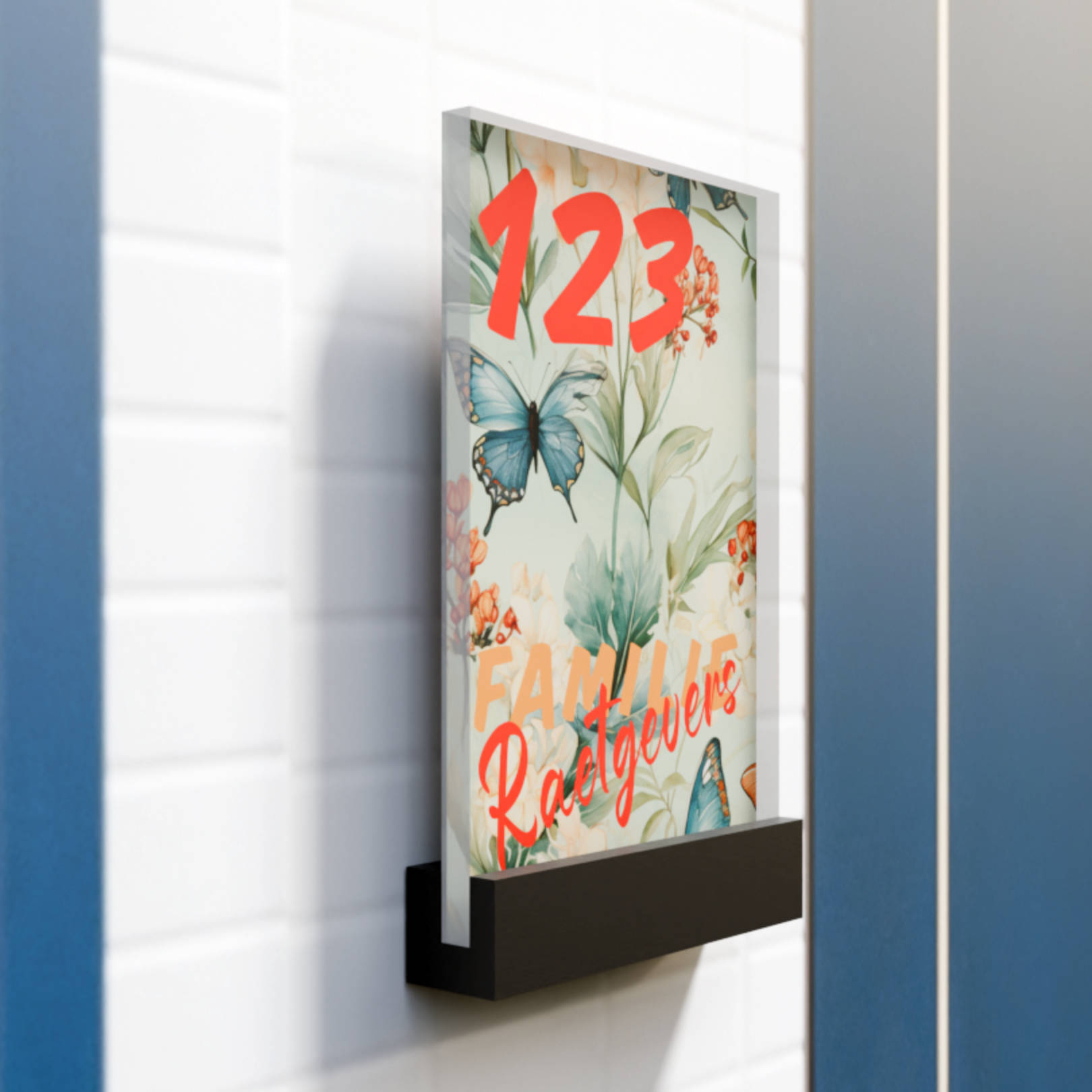 Naambord Lucid Vertical - Helder Welkom - Afbeelding 3