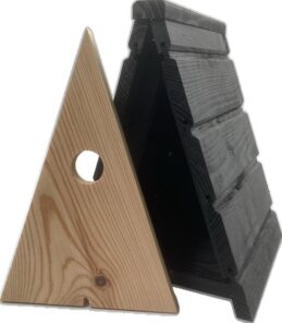 Alternative view of Vogelhuisje Wigwam – Zwart & Grijs