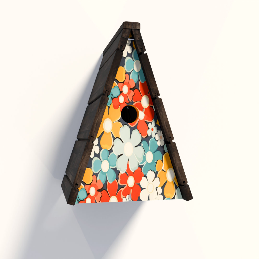 vogelhuis wigwam zwart-naturel style