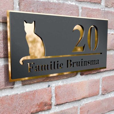 bevestiging naambord blind kat